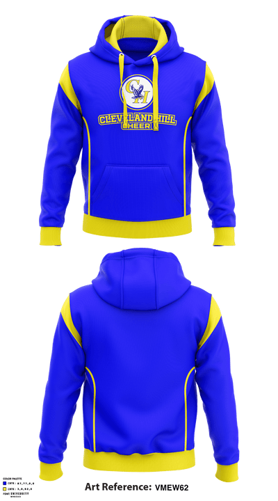 Cleveland Hill High School Cheer 53911209 Hoodie - 1