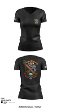 B CO 1-69th IN 22513555 Women's Short Sleeve V-neck Shirt - 8