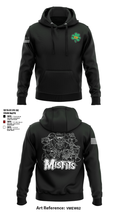 Burton Fire District Shift 1 94730632 Hoodie - 1