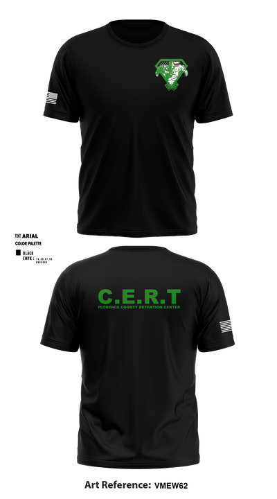 Florence County Detention Center 76601809 Short Sleeve Performance Shirt - 2