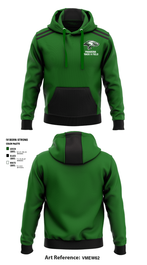 Hoodie, Pasadena High School Track, Track & Field, Teamtime, Team time, sublimation, custom sports apparel, team uniforms, spirit wear, spiritwear, sports uniforms, custom shirts, team store, custom team store, fundraiser sports, apparel fundraiser