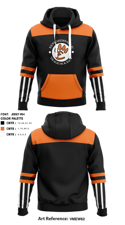 Edwardsville High School Field Hockey 2485341 Hoodie - 1