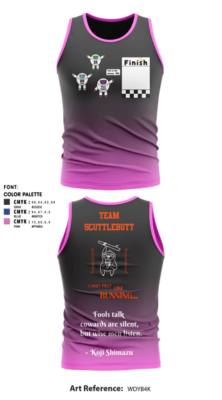 Tank Top, Team Scuttlebutt, Cross Country, Teamtime, Team time, sublimation, custom sports apparel, team uniforms, spirit wear, spiritwear, sports uniforms, custom shirts, team store, custom team store, fundraiser sports, apparel fundraiser