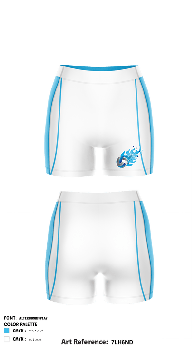 Highest Level Volleyball 19343753 Women's Compression Shorts - 2