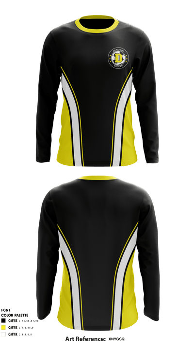 Deptford Soccer Association 84227198 Long Sleeve Performance Shirt - 1