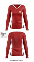 SW Ohio Sports 29211891 Women's Long Sleeve V-neck Shirt - 1