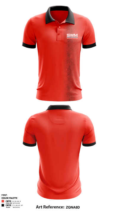 Swm 24529643 Short Sleeve Performance Polo - 1