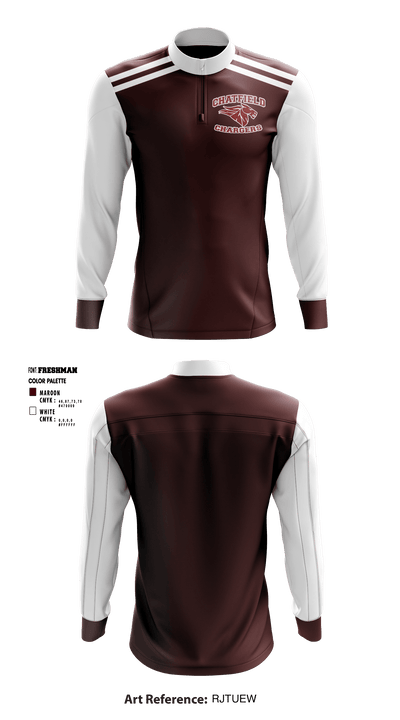 Chatfield Senior High School Tennis 94990382 Quarter Zip Jacket - 1
