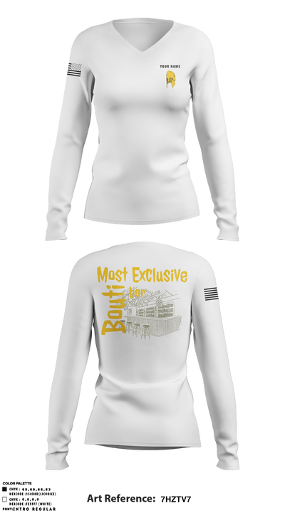TSS 93755061 Women's Long Sleeve V-neck Shirt - 6
