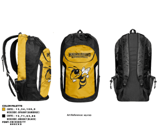 Gear Bag, Maine Sting Basketball, Men's Basketball, Teamtime, Team time, sublimation, custom sports apparel, team uniforms, spirit wear, spiritwear, sports uniforms, custom shirts, team store, custom team store, fundraiser sports, apparel fundraiser