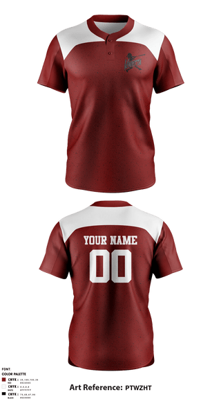 Two Button Softball Jersey, Vandetta (Brimhall), Softball, Teamtime, Team time, sublimation, custom sports apparel, team uniforms, spirit wear, spiritwear, sports uniforms, custom shirts, team store, custom team store, fundraiser sports, apparel fundraiser