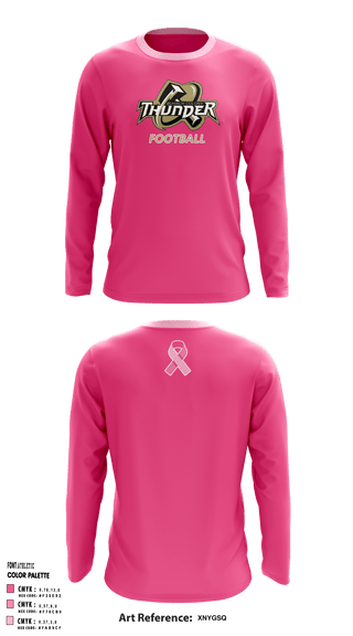 Long Sleeve Performance Shirt, Thunder Youth Football, Football, Teamtime, Team time, sublimation, custom sports apparel, team uniforms, spirit wear, spiritwear, sports uniforms, custom shirts, team store, custom team store, fundraiser sports, apparel fundraiser