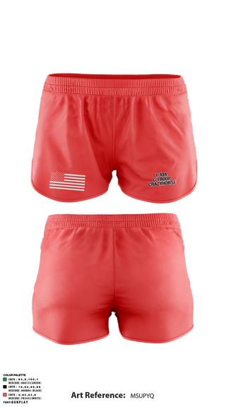 Ranger Panties, , National Guard, Teamtime, Team time, sublimation, custom sports apparel, team uniforms, spirit wear, spiritwear, sports uniforms, custom shirts, team store, custom team store, fundraiser sports, apparel fundraiser
