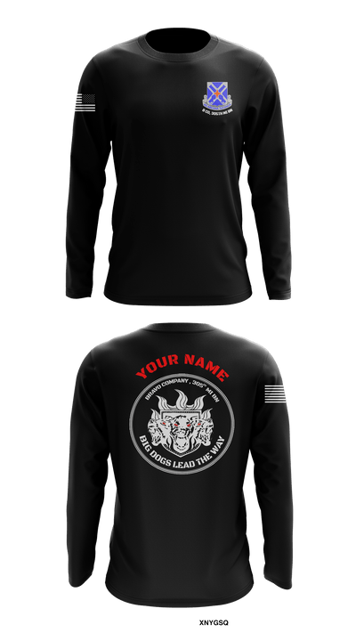 Bravo, 305th MI BN 32687381 Long Sleeve Performance Shirt - 2