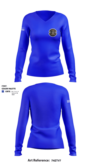 Women's Long Sleeve Vneck Shirt, , Army, Teamtime, Team time, sublimation, custom sports apparel, team uniforms, spirit wear, spiritwear, sports uniforms, custom shirts, team store, custom team store, fundraiser sports, apparel fundraiser