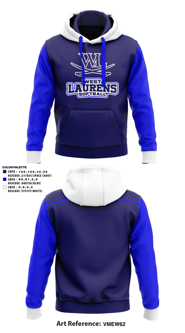 Hoodie, West Laurens High School Baseball, Baseball, Teamtime, Team time, sublimation, custom sports apparel, team uniforms, spirit wear, spiritwear, sports uniforms, custom shirts, team store, custom team store, fundraiser sports, apparel fundraiser