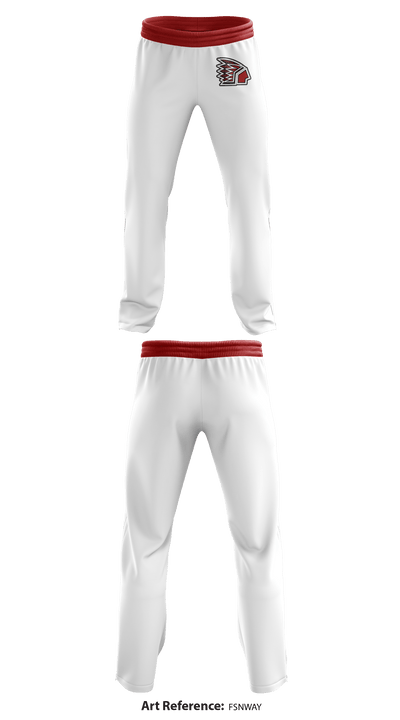 Waynesburg Central High School Basketball 68978965 Sweatpants - 1