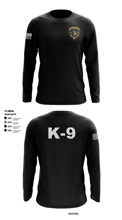 K9 1129861 Long Sleeve Performance Shirt - 6