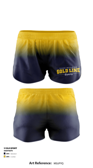 Women's Shorts, Texas Wesleyan University Dance, School Spirit Store, Teamtime, Team time, sublimation, custom sports apparel, team uniforms, spirit wear, spiritwear, sports uniforms, custom shirts, team store, custom team store, fundraiser sports, apparel fundraiser