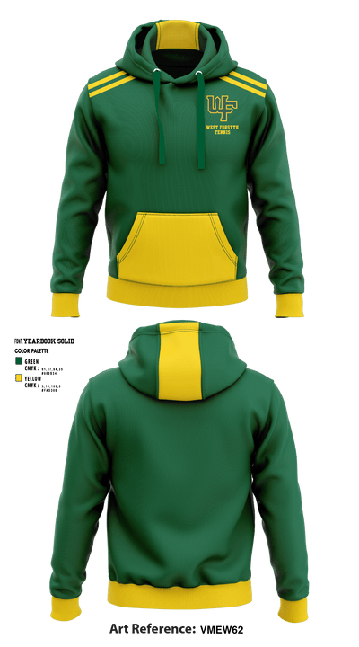 West Forsyth High School Tennis 79280140 Hoodie - 1