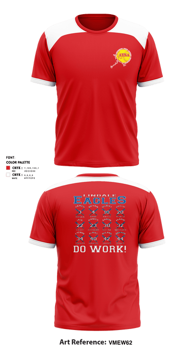  AYSA of North Park Girls Softball 86893425 Short Sleeve Performance Shirt - 2