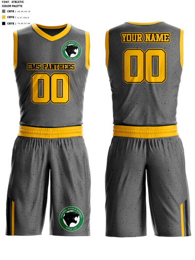 CMS Panthers Basketball 28690844 Basketball Uniform - 4