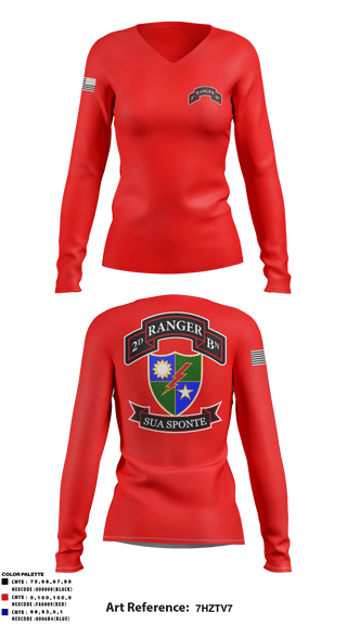 Women's Long Sleeve Vneck Shirt, , Army, Teamtime, Team time, sublimation, custom sports apparel, team uniforms, spirit wear, spiritwear, sports uniforms, custom shirts, team store, custom team store, fundraiser sports, apparel fundraiser