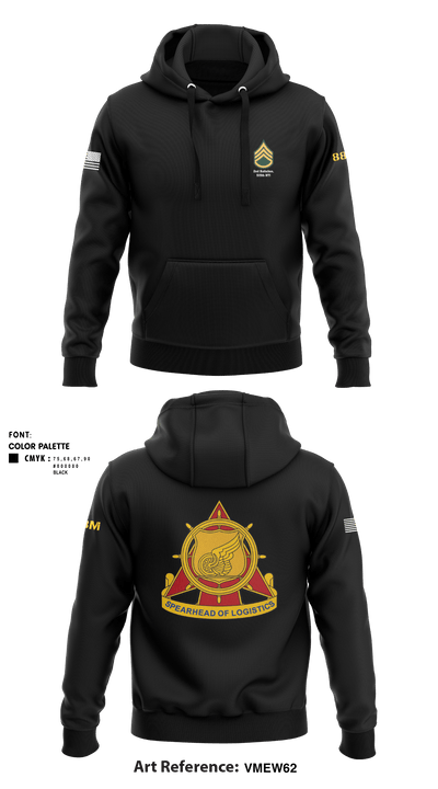 2nd Battalion, 515th RTI 62256009 Hoodie - 1