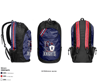 Gear Bag, A Plus Academy Women's Volleyball, Women's Volleyball, Teamtime, Team time, sublimation, custom sports apparel, team uniforms, spirit wear, spiritwear, sports uniforms, custom shirts, team store, custom team store, fundraiser sports, apparel fundraiser