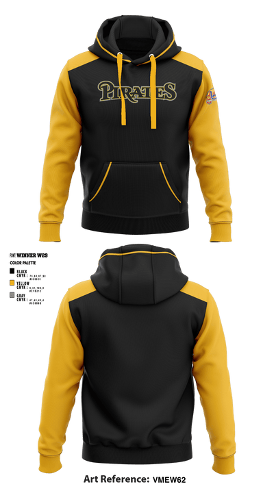 Los Angeles Pirates 74312267 Hoodie - 1
