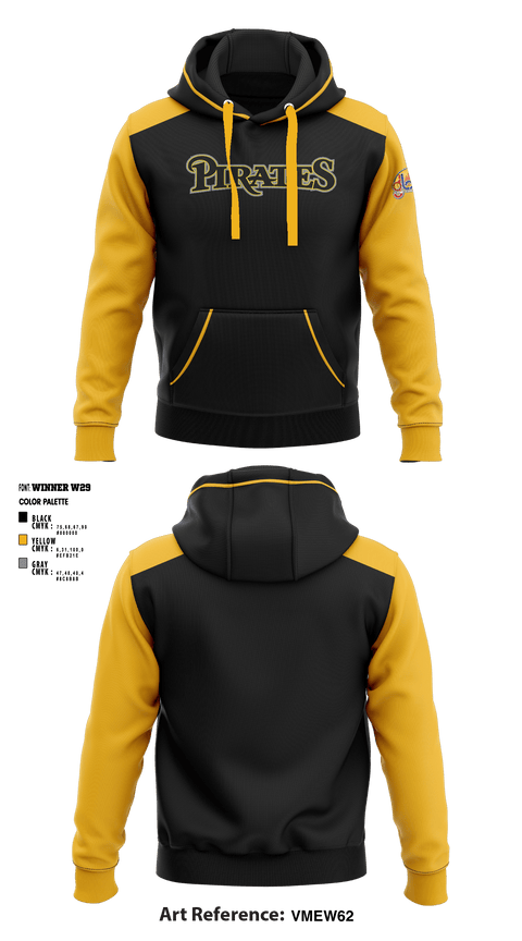 Hoodie, Los Angeles Pirates, Baseball, Teamtime, Team time, sublimation, custom sports apparel, team uniforms, spirit wear, spiritwear, sports uniforms, custom shirts, team store, custom team store, fundraiser sports, apparel fundraiser