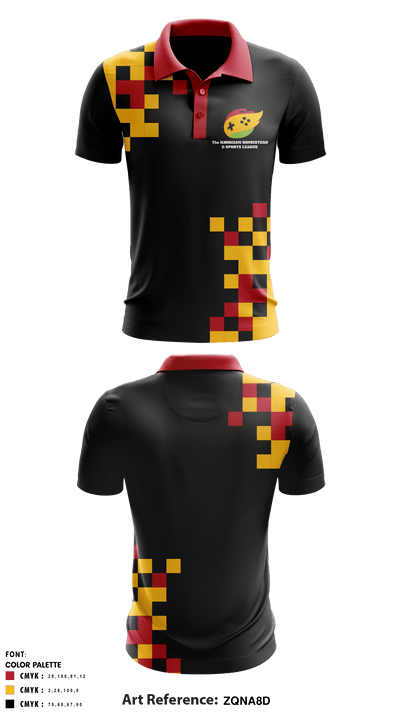 Hawaii Gamers & Streaming Association 501c3 60906741 Short Sleeve Performance Polo - 2