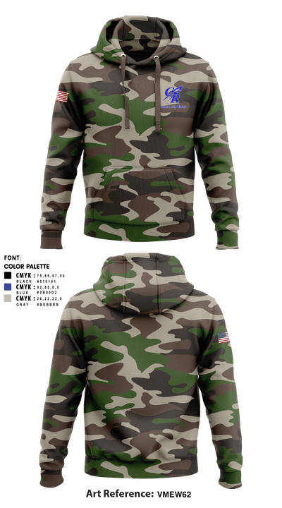 Central High School Track & Field 51532384 Hoodie - 1