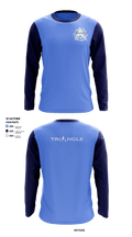 Triangle Volleyball Club 52610257 Long Sleeve Performance Shirt - 1