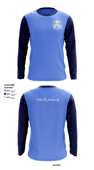 Long Sleeve Performance Shirt, Triangle Volleyball Club, Women's Volleyball, Teamtime, Team time, sublimation, custom sports apparel, team uniforms, spirit wear, spiritwear, sports uniforms, custom shirts, team store, custom team store, fundraiser sports, apparel fundraiser