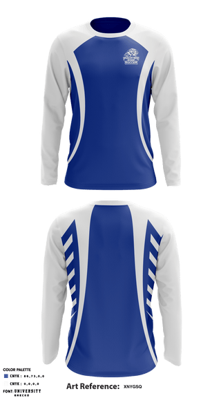 Long Sleeve Performance Shirt, Peachtree Ridge High School Soccer, Women's Soccer, Teamtime, Team time, sublimation, custom sports apparel, team uniforms, spirit wear, spiritwear, sports uniforms, custom shirts, team store, custom team store, fundraiser sports, apparel fundraiser