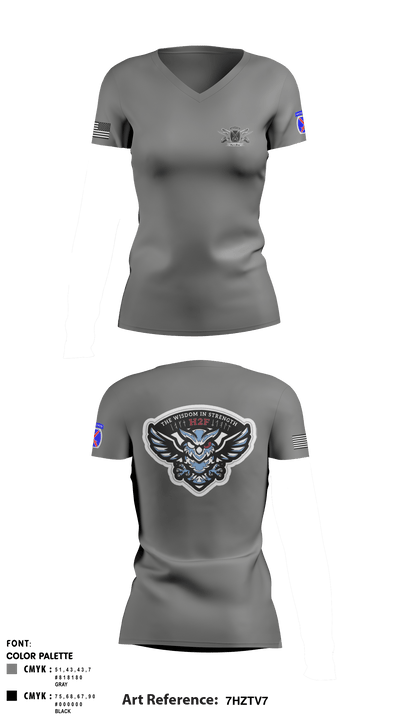 10th CAB H2F 35470377 Women's Short Sleeve V-neck Shirt - 8