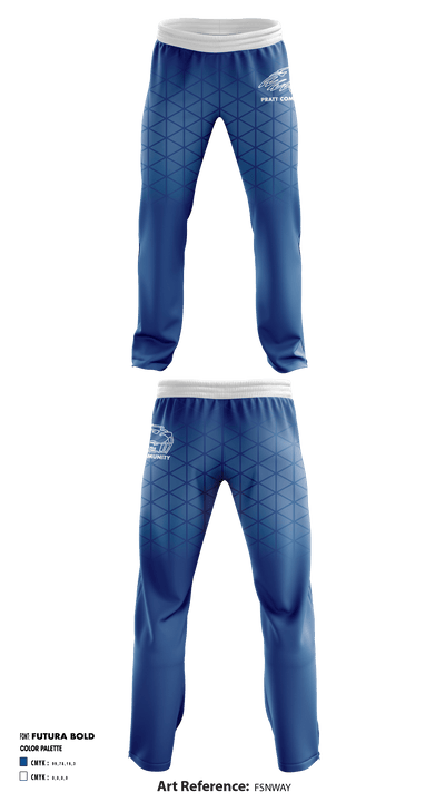 Pratt Community College Basketball 33918301 Sweatpants - 1