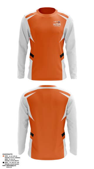 Long Sleeve Performance Shirt, Whiteaker Middle School Football, Football, Teamtime, Team time, sublimation, custom sports apparel, team uniforms, spirit wear, spiritwear, sports uniforms, custom shirts, team store, custom team store, fundraiser sports, apparel fundraiser