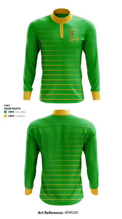 Roosevelt High School Water Polo 75508193 Quarter Zip Jacket - 1