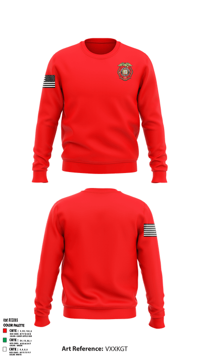 Fire District 13 77914286 Crew Neck Sweatshirt - 1