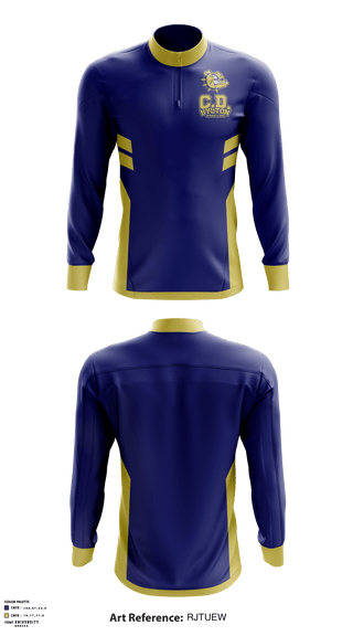 Quarter Zip Jacket, C D Hylton High School Wrestling, Wrestling, Teamtime, Team time, sublimation, custom sports apparel, team uniforms, spirit wear, spiritwear, sports uniforms, custom shirts, team store, custom team store, fundraiser sports, apparel fundraiser