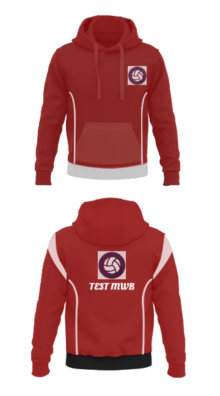 Hoodie, TEST MWB, Men's Volleyball, Teamtime, Team time, sublimation, custom sports apparel, team uniforms, spirit wear, spiritwear, sports uniforms, custom shirts, team store, custom team store, fundraiser sports, apparel fundraiser
