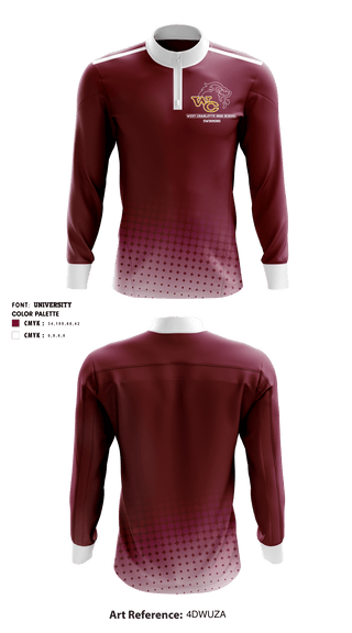 Quarter Zip Jacket, West Charlotte High School Swimming, School Spirit Store, Teamtime, Team time, sublimation, custom sports apparel, team uniforms, spirit wear, spiritwear, sports uniforms, custom shirts, team store, custom team store, fundraiser sports, apparel fundraiser