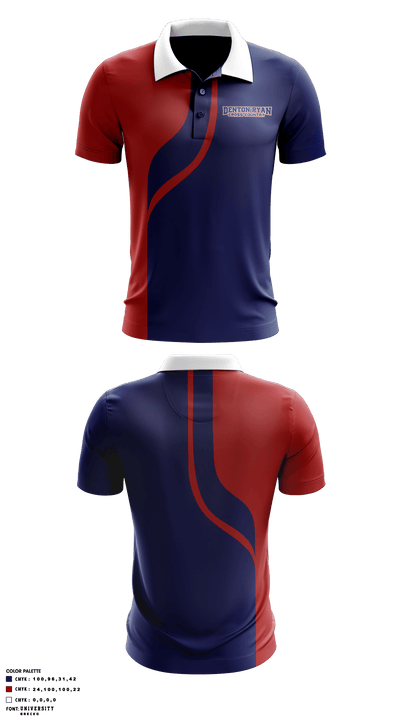 Denton Ryan 76548029 Short Sleeve Performance Polo - 1