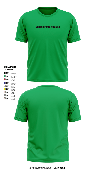 Venom Sports Training 59845358 Short Sleeve Performance Shirt - 2