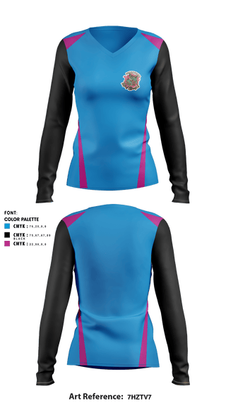 Women's Long Sleeve Vneck Shirt, , , Teamtime, Team time, sublimation, custom sports apparel, team uniforms, spirit wear, spiritwear, sports uniforms, custom shirts, team store, custom team store, fundraiser sports, apparel fundraiser