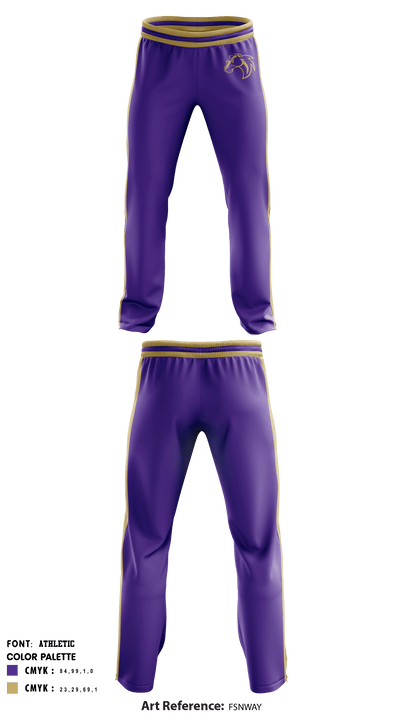 Kirtland Central High School Cross Country 47671780 Sweatpants - 1