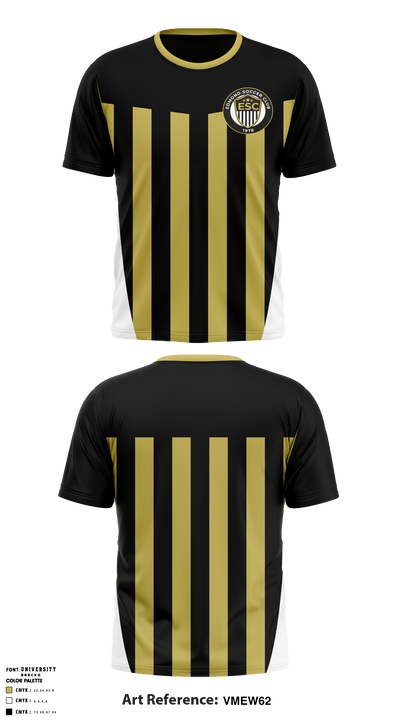 Edmond Soccer Club 55588782 Short Sleeve Performance Shirt - 1