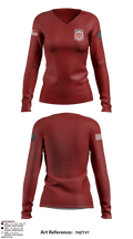 174 mac 5208004 Women's Long Sleeve V-neck Shirt - 1